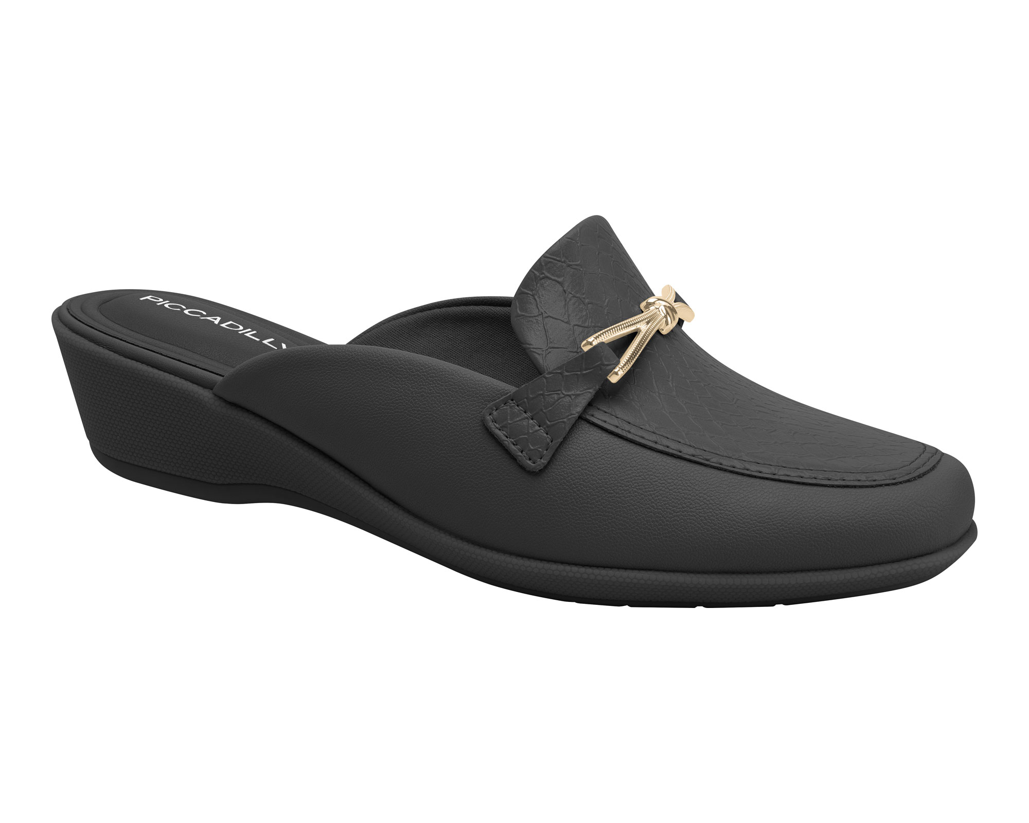 BLACK/LUX CROCO BLACK