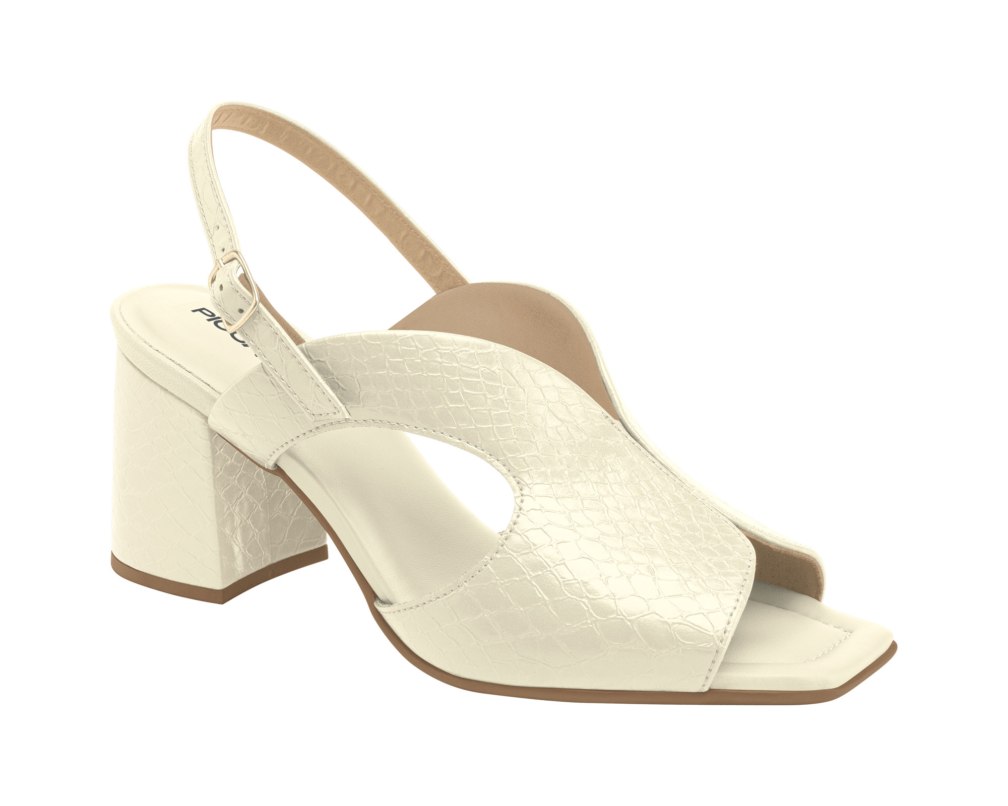 LUX CROCO OFFWHITE